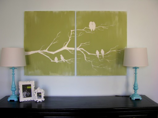 How To Make Fabulous DIY Painting For Family Room
