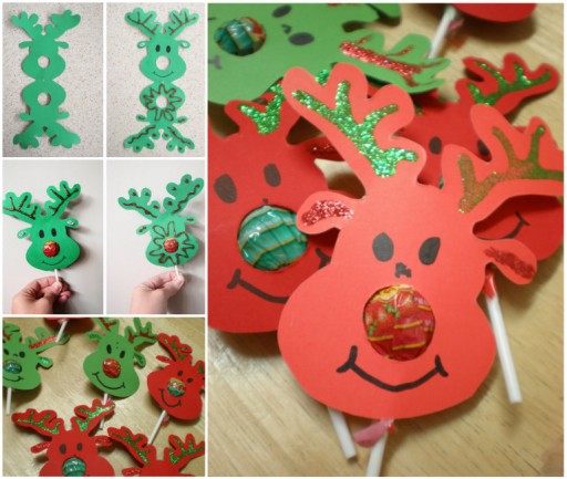 Rudolf The Red-Nosed Reindeer Lollipops