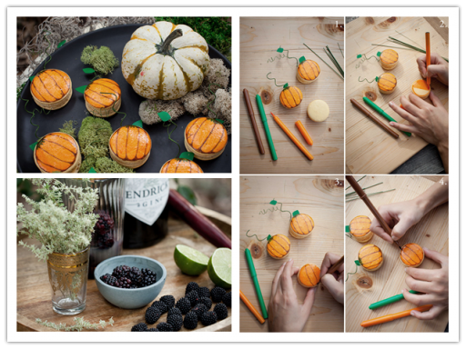 Spooky Pumpkin Macarons And Camille's Poison Berry Smash Cocktail Recipes