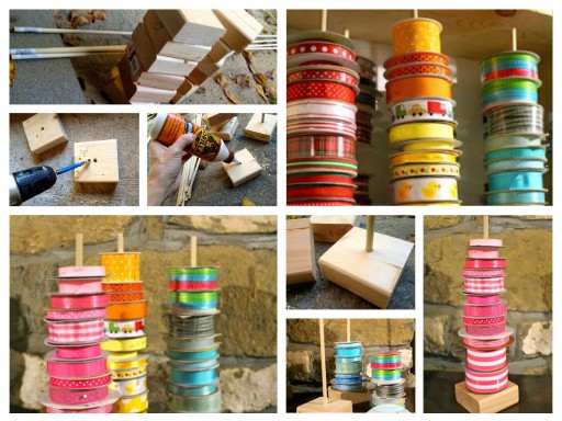 Easy DIY Ribbon Organizers