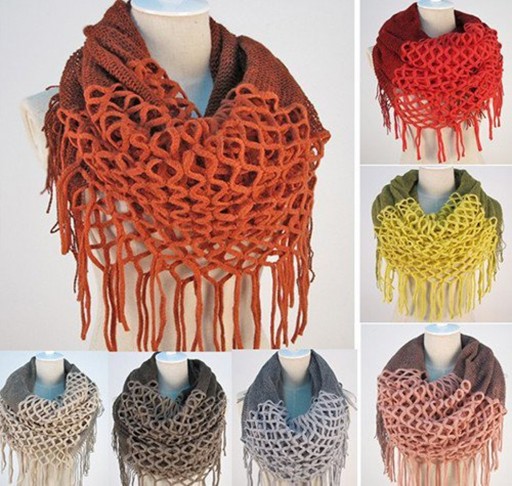 How To Crochet Infinity And Straight Shawl Scarves 2