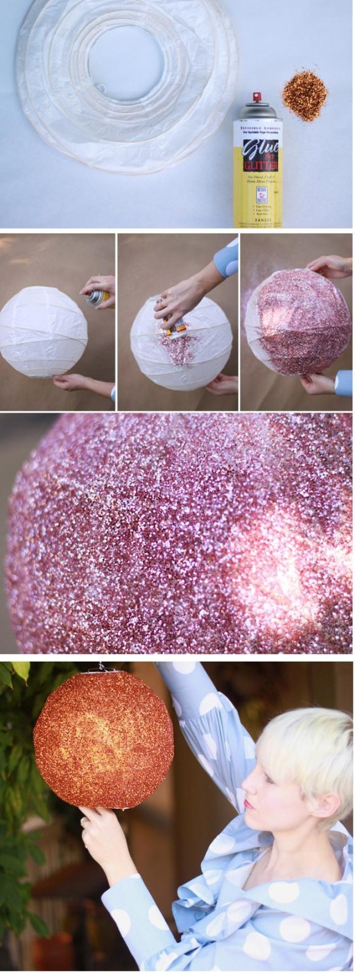 How To Make DIY Glitter Disco Balls 1