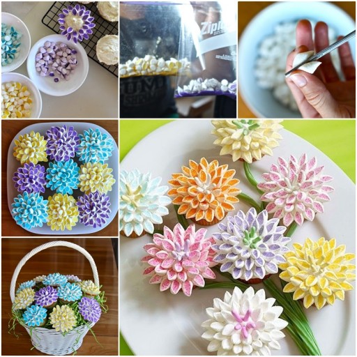 How To Make Marshmallow Flower Cupcakes