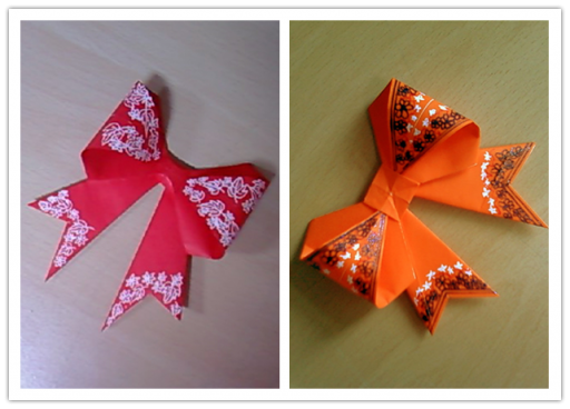How To Make Origami Paper Bows