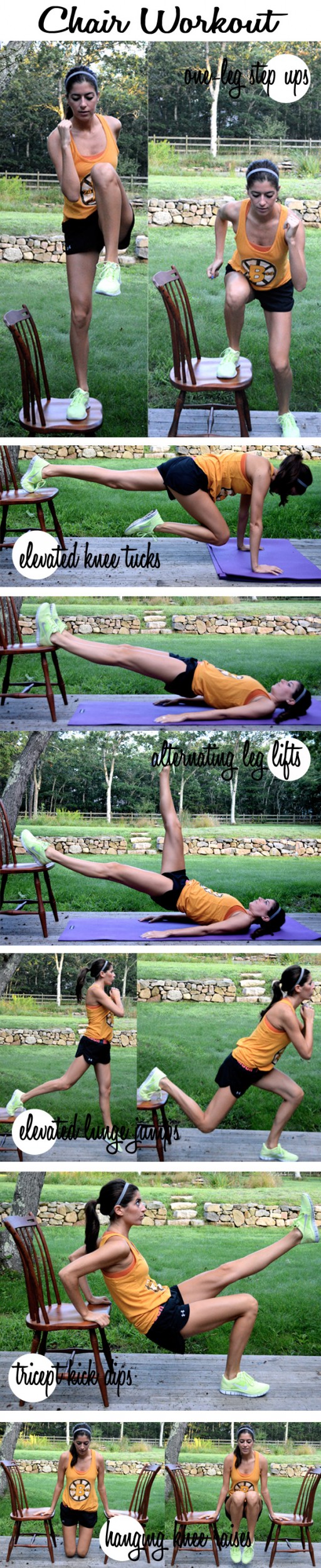 Cardio Exercises - Chair Workout