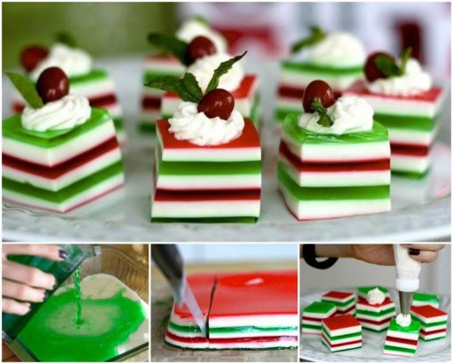 DIY Holly Jolly Jelly Shots