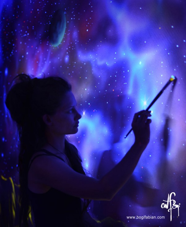 Glow In The Dark Room Painting 2