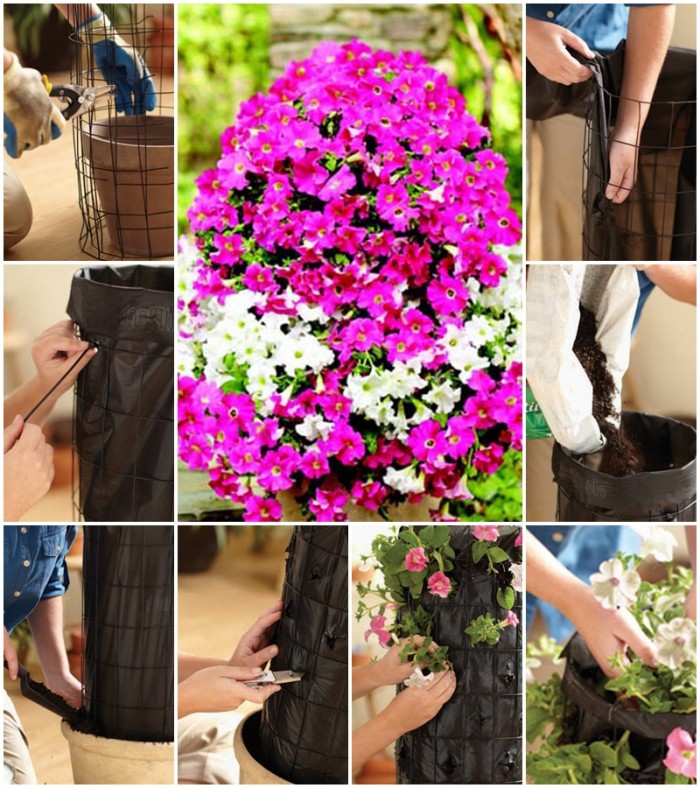 How To Build A Beautiful Flower Tower DIY Tag