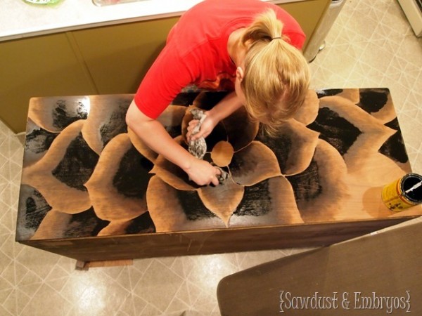 How To Paint Old Furniture Like Artwork