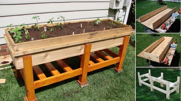 DIY Raised Planter Box