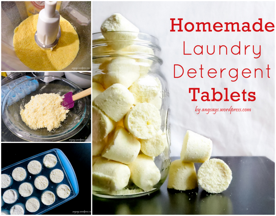 DIY Homemade Laundry Detergent Soap Tablets Tutorial DIY Tag
