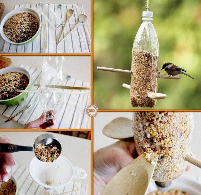 How To Make A Plastic Water Bottle Bird Feeder DIY Tag