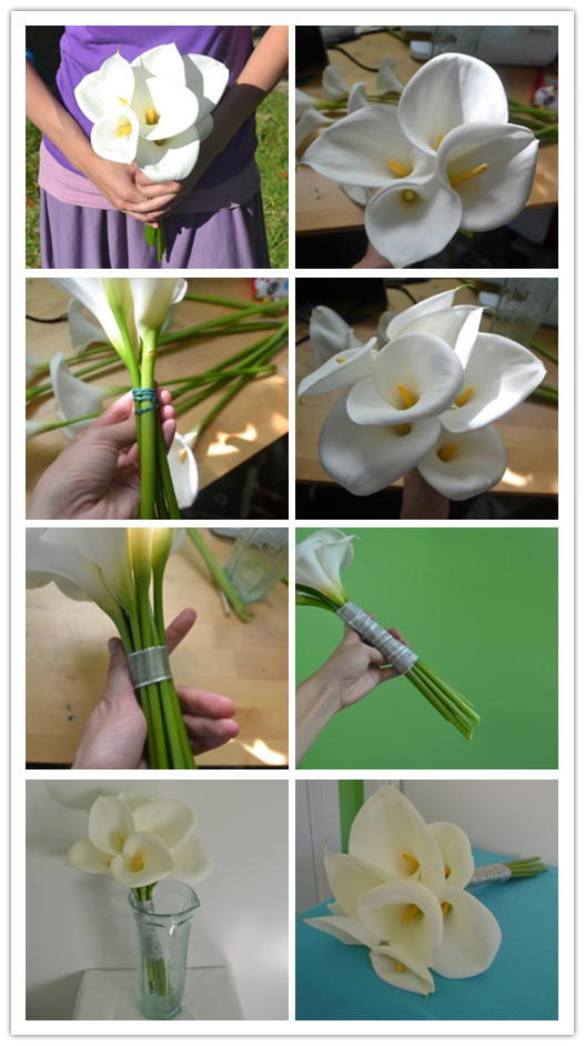 How To Make Calla Lily Bouquet DIY Tag