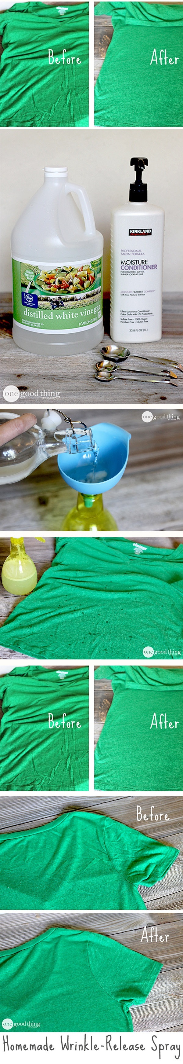 DIY Homemade Wrinkle Release Spray Instructions DIY Tag